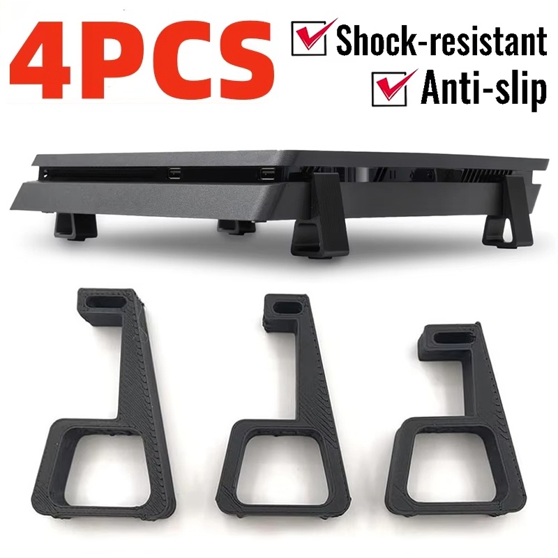 Gaming Console Stand - 4 adet soğutma yatay tutucu PS4/Pro/İnce