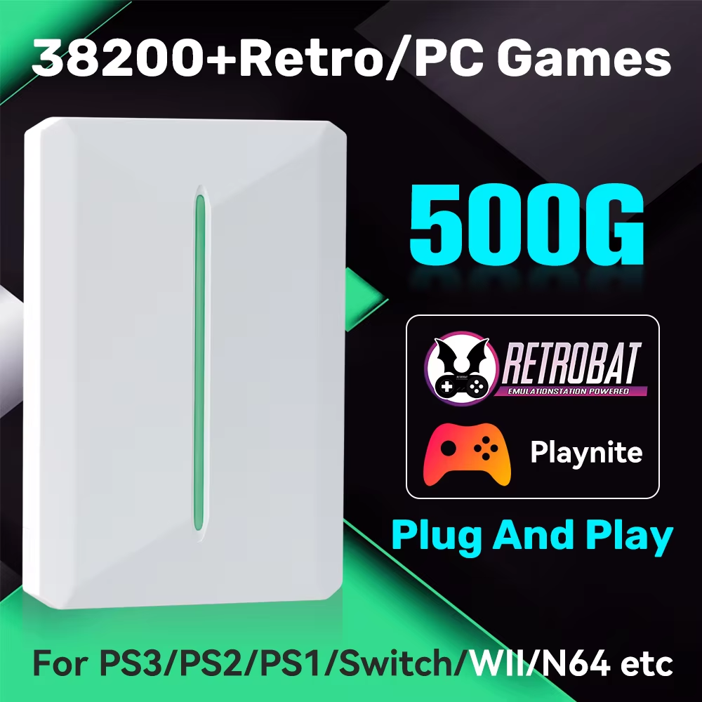 Gaming Console Ps3 - JMachen PR500G Retro Oyun Sabit Diski