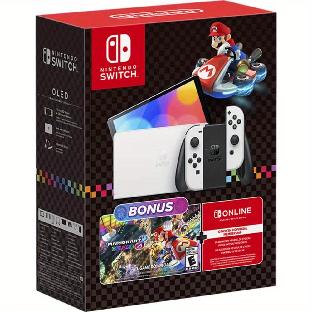 Gaming Console In Chinese - Nintendo Switch OLED Konsol Paketi, Mario