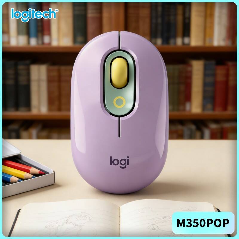Gaming Console Logitech - Çevre Dostu Logitech POP Mouse Geri