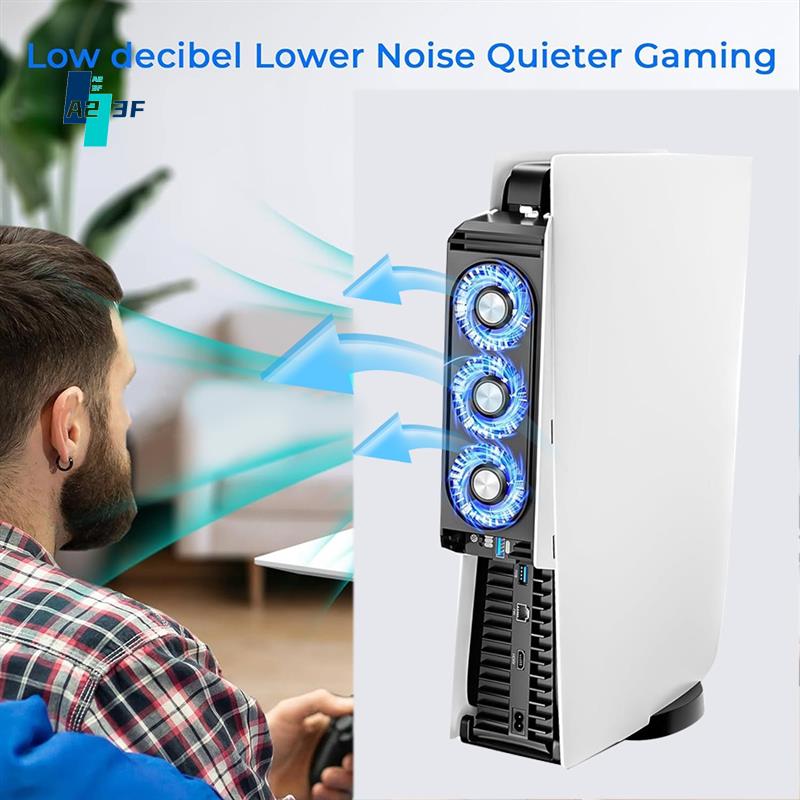Console Cooling Fan - A23F-PS5 Soğutma Fanı Sessiz Soğutucu Fan