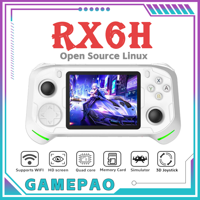 Açık Kaynaklı RX6H Retro El Ti - Gaming Console Youtube incelemesi ve fiyatı