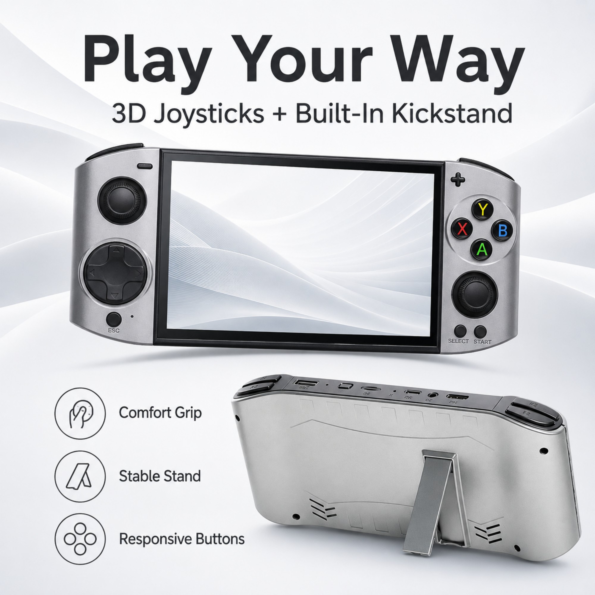 09 Ultra 5.1 İnç OLED El Oyun  - Gaming Console In Chinese incelemesi ve fiyatı