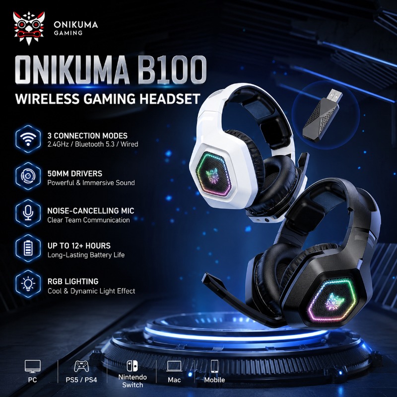 ONIKUMA B100 Kablosuz Oyun Kul - Gaming Console Amazon incelemesi ve fiyatı