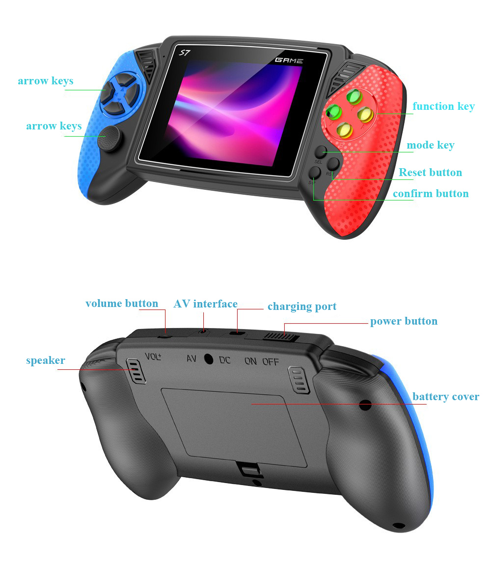 S7 Retro El Oyun Konsolu 3.5 I - Gaming Console In Chinese incelemesi ve fiyatı