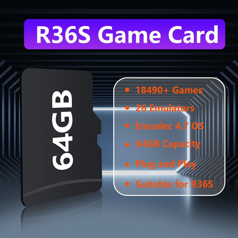 R36S Oyun Konsolu için 64GB Oy - Gaming Console Psp incelemesi ve fiyatı