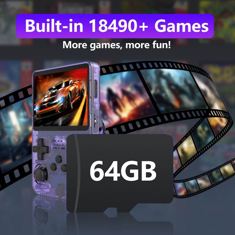 R36S Oyun Konsolu için 64GB Oy - Gaming Console Psp incelemesi ve fiyatı