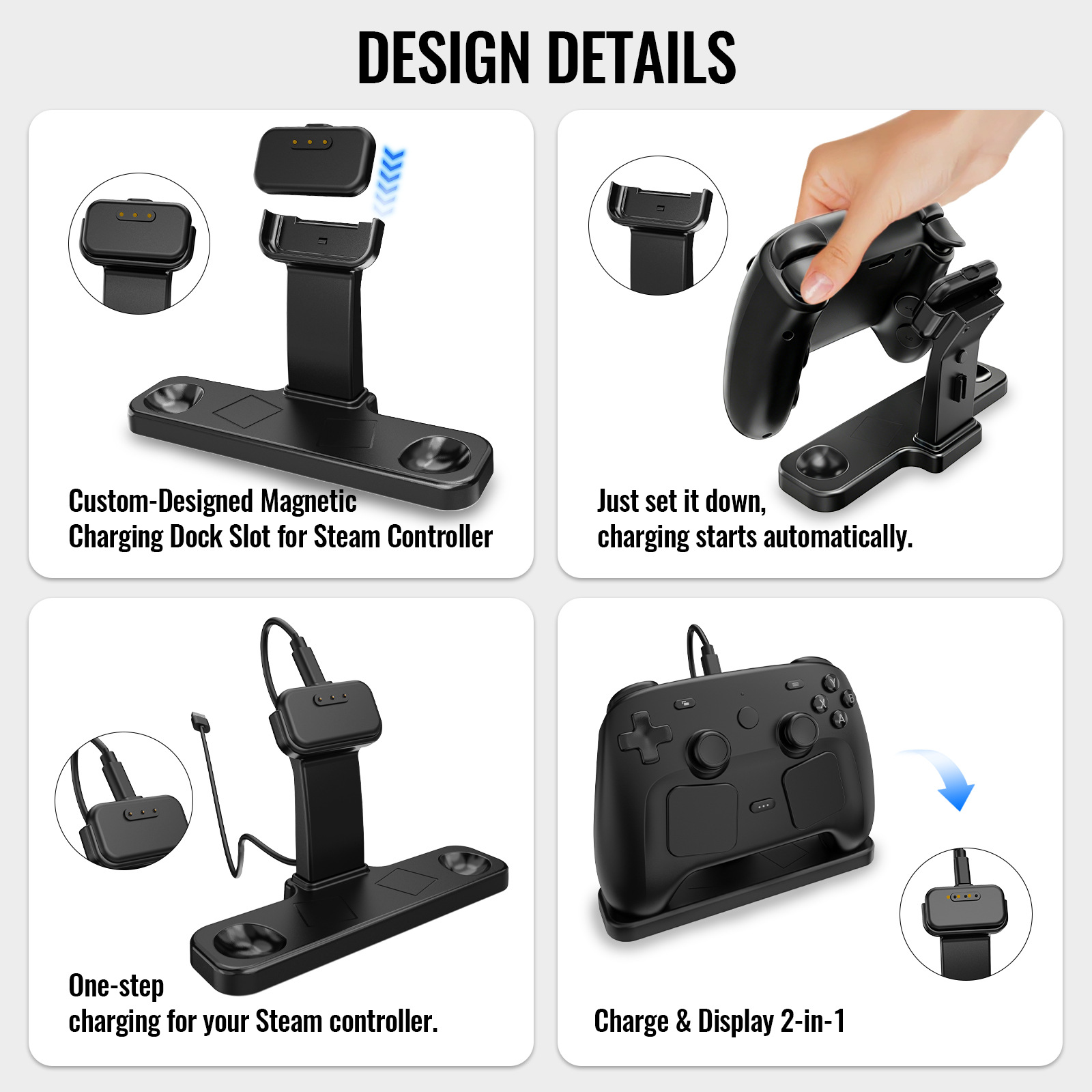 Yeni Manyetik Şarj Yuvası ve M - Controller Charging Dock incelemesi ve fiyatı