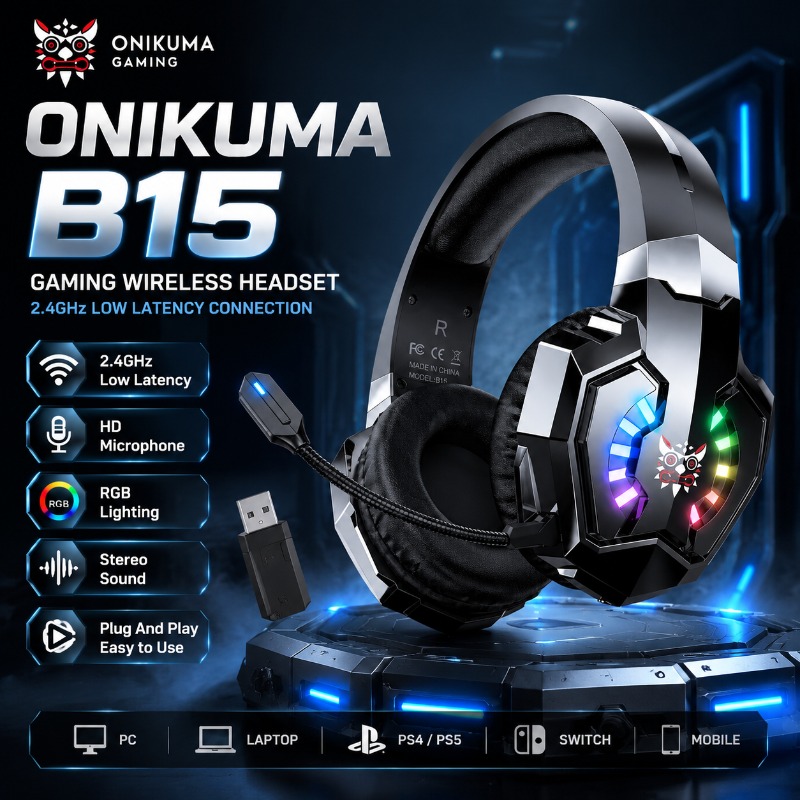 ONIKUMA B15 Oyun Kulaklığı Kab - Gaming Console Amazon incelemesi ve fiyatı