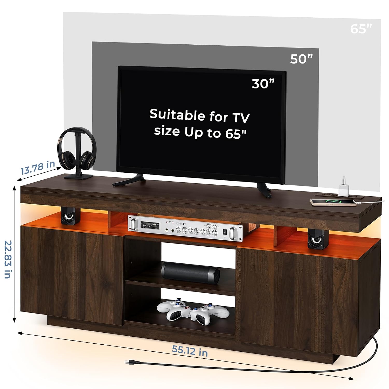 Güç Çıkışlı ve Depolama Alanlı - Gaming Console Room incelemesi ve fiyatı
