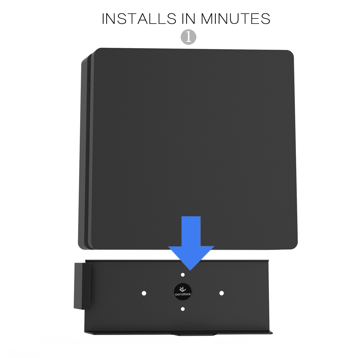 PS4 Slim için Monzlteck Duvara - Gaming Console Stand incelemesi ve fiyatı
